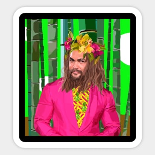 Jason Momoa King Sticker